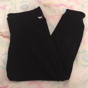 Pink capri yoga pant